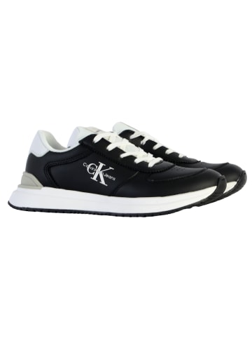 Junior-Sneaker mit Schnürung: Jeans Low Cut Lace Up Schwarz