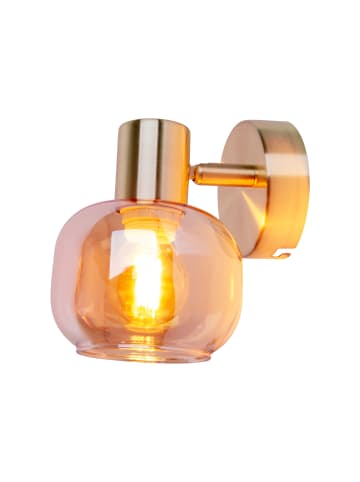 Wandleuchte "LIBBY" in messing - (L)14 cm x (B)10 cm x (H)16 cm