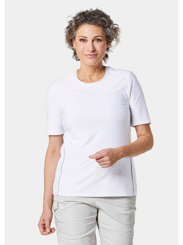 Kurzgröße:  Sport-Shirt mit Reflektoren in weiß
