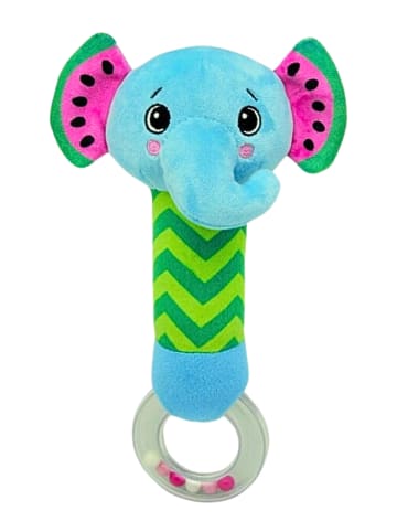Babyrassel Plüsch Melany Melephant  in Blau