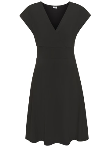 Jerseykleid in schwarz