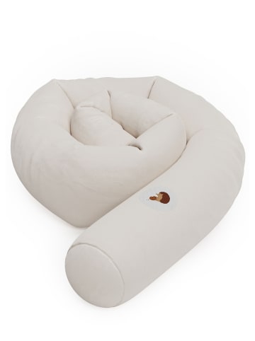 Sämann Nestchenschlange Cozy "Hungry Hedgehog, Sand" 190 cm Bettschlange