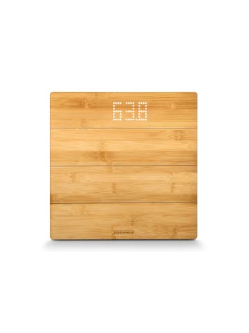 Personenwaage Style Sense Bamboo Magic braun schwarz 30,0 x 30,0 x 3,3 cm