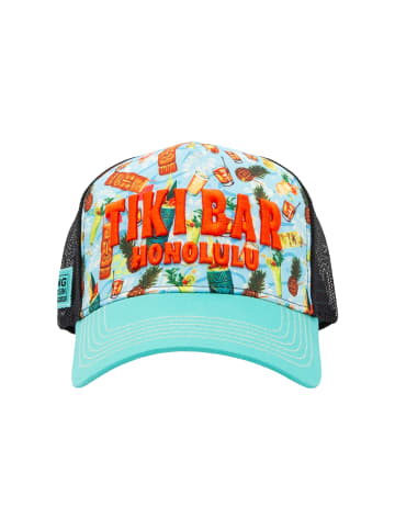 King Kerosin Trucker Cap Tiki Bar Honolulu in türkis