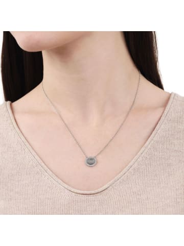 Kette mit Anhänger Silber 925, rhodiniert in silber
