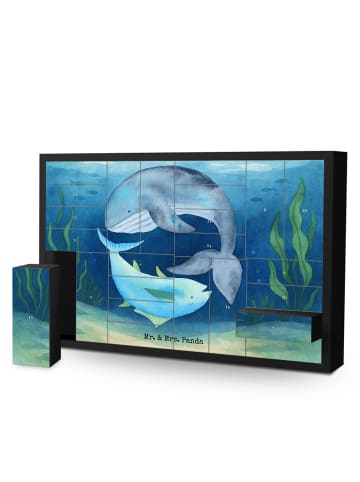 Weihnachtskalender Walfisch Thunfisch Design oh... in Weiß