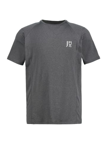 Kurzarm T-Shirt in anthrazit melange