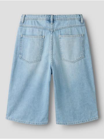 Jeansshorts in Light Blue Denim