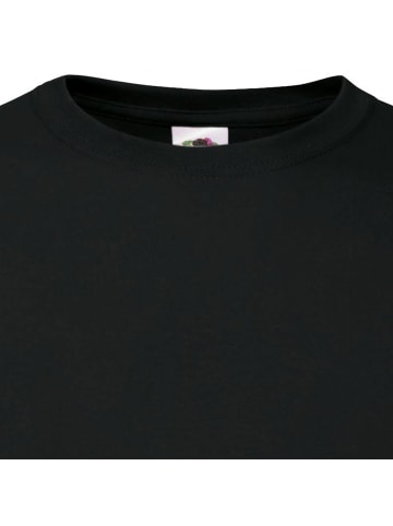 Single-Jersey Unisex-Langarmshirt 2er-Pack in schwarz