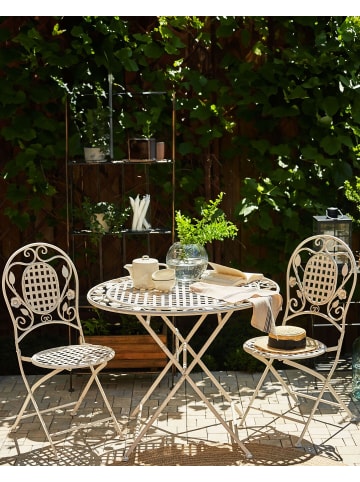 4er-Set Gartenstuhl BIVIO in Weiß