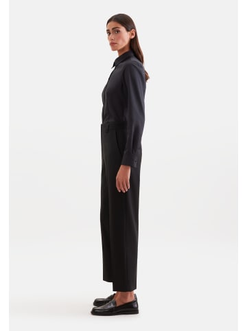 Klassische Bluse Regular in Schwarz