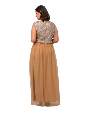 Abendkleid in camel