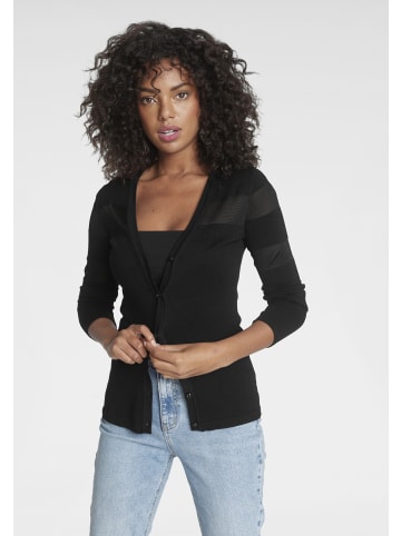 Strickjacke in schwarz