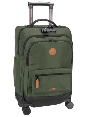Trolley Soft Suitcase 4 Wheels Small in Coromandel