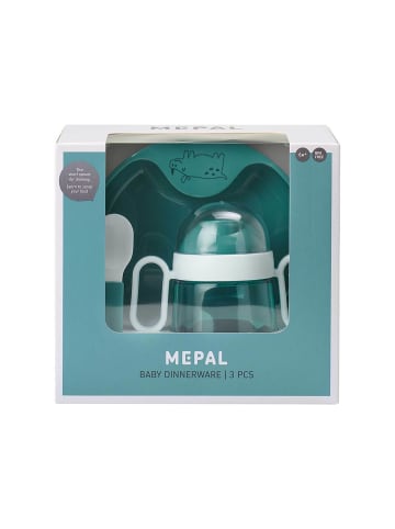 3er Set Babygeschirr Mio in Deep Turquoise