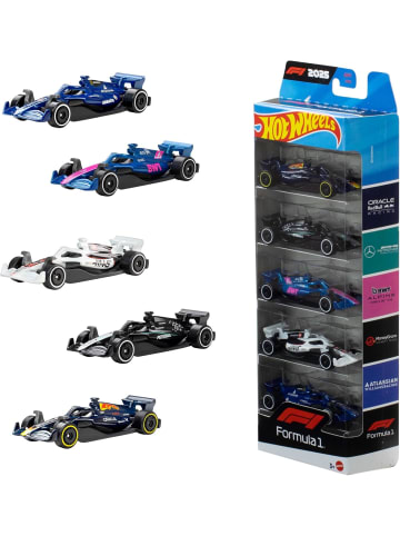 F1-Rennwagen 5er-Pack Formel 1 Die-Cast-Spielzeugautos JLN11 Maßstab 1:64
