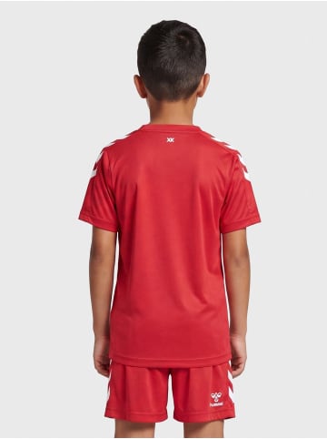 T-Shirt Hmlcore Kinder in TRUE RED/WHITE