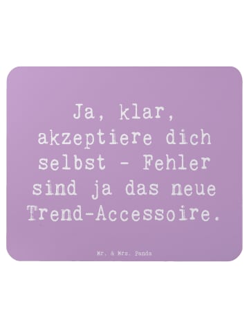 Mouse-Pad Spruch Selbstakzeptanz Trend mit Spruch in Lavendeltraum