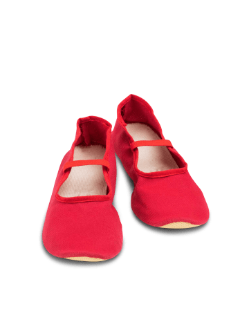 Gymnastikschuhe in rot