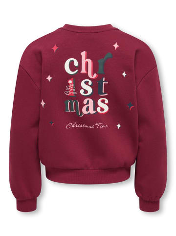 Sweatshirt in Cabernet