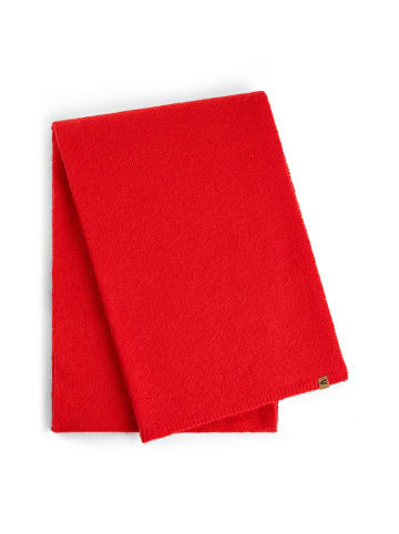 Basic Schal aus weichem Materialmix in Rot