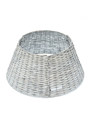 Weihnachtsbaumrock aus Weide Abdeckung für Baumständer D: 57cm in grau