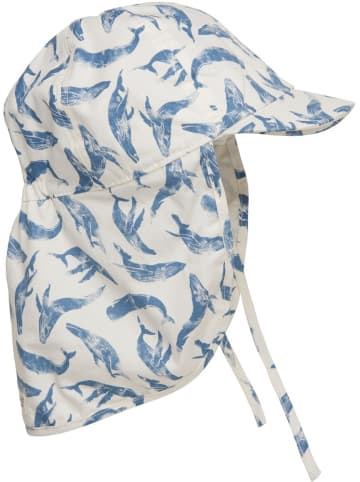 Kinder Hut "Sun hat w. string" in Blau