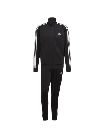 Trainingsanzug 3 Streifen Design in schwarz