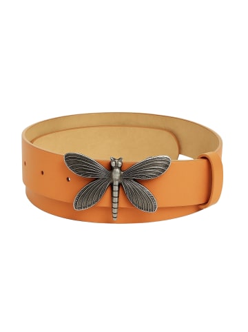 Ledergürtel " Libelle " in orange