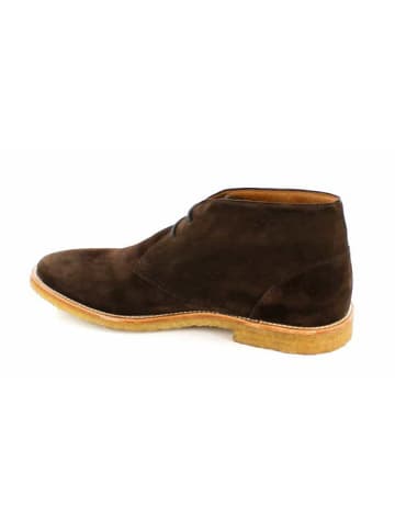 Schnürstiefeletten in braun