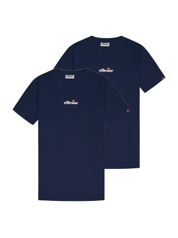 T-Shirt 2er Pack in Dunkelblau