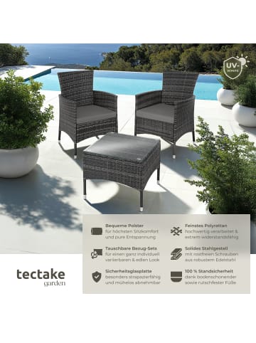 Rattan Gartenset für 2 Personen, 2 Bezugssets