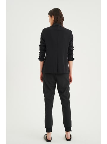 Blazer Roseau Gerade Passform in Black