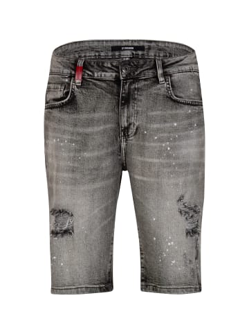 Denim Short in washed grey