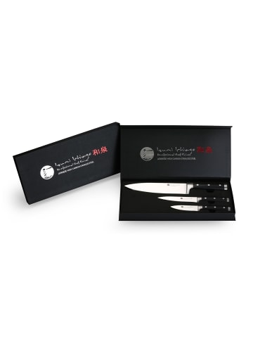 IZUMI ICHIAGO - 3-tlg. Kochmesser Set  aus Japanese High Carbon Stainless Steel