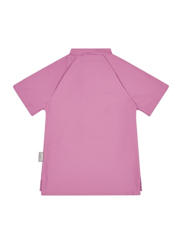 Badeshirt kurzarm uni in rosa