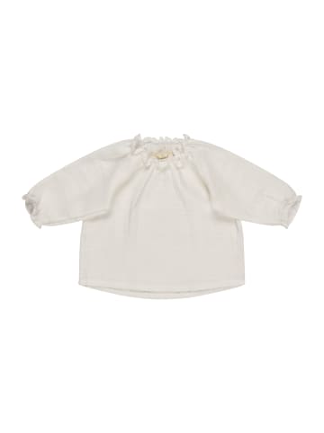 Bluse Leinenoptik in ecru