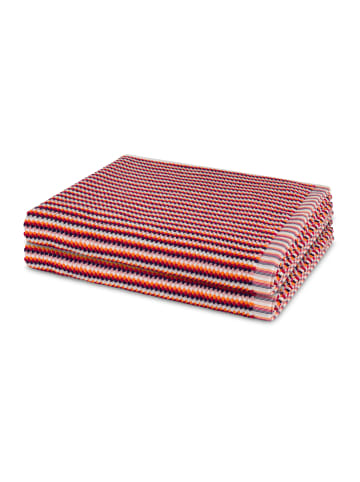 2 X Duschtuch im Set Bliss in Rot / orange