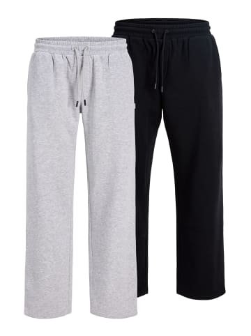 2er-Pack Jogginghose in Light Grey Melange