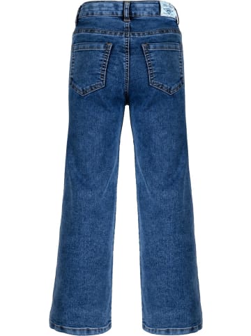 Wide Leg Jeans high waist regular in medium blue