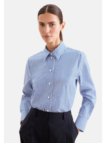 Hemdbluse Regular in Mittelblau
