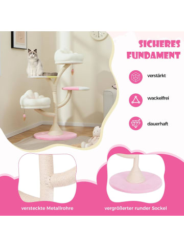 Katzenbaum Cloud-Stil in Rosa