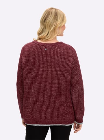 Pullover in burgund