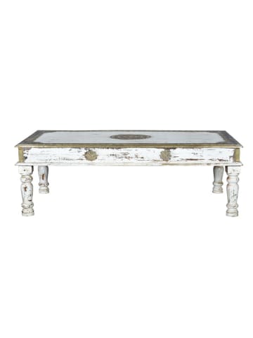 Couchtisch aus Mangoholz in White