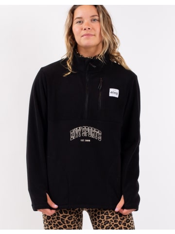 Fleecepullover in Black
