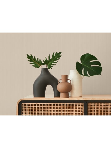 Tapete Pure Linen in Sandbeige