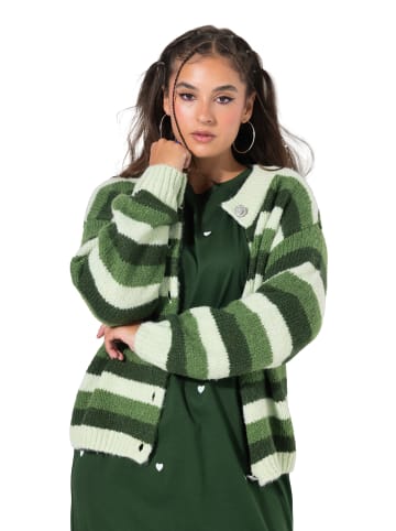 Strickjacke in kaktus
