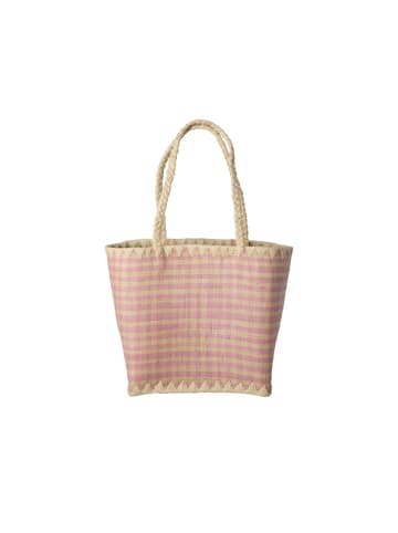 Raffia Tasche Pink in pink