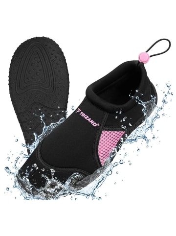 Schwarz und rosa Wasserschuhe - Größe 38 5mm Trizand