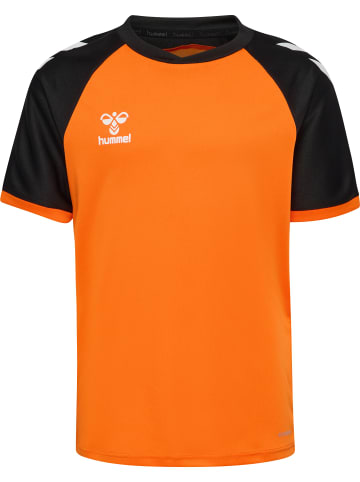 T-Shirt Raglanärmel Hmlmatch Kinder in ORANGE TIGER/BLACK